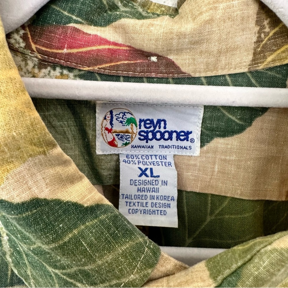 Reyn Spooner Mens Short Sleeve Tropical Hawaiian Shirt Size XL - Picture 5 of 11